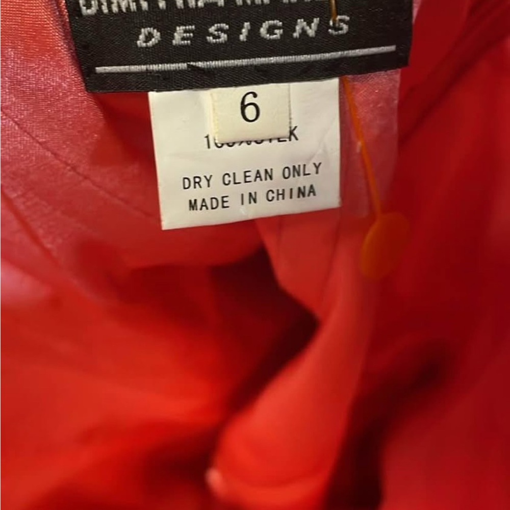 Dimitra Designs Red/Coral Dress